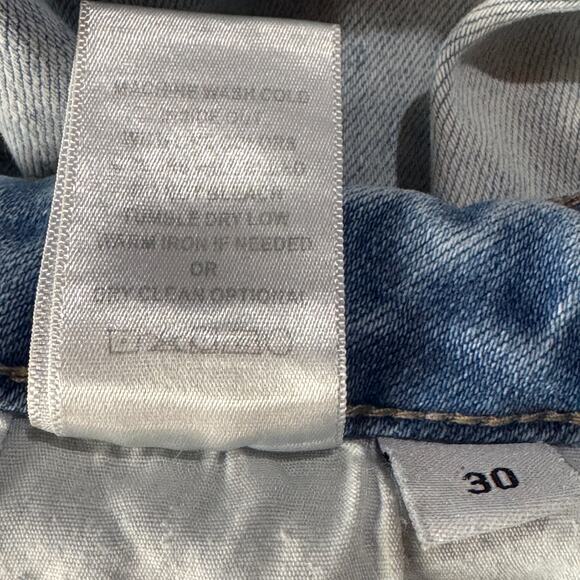 Altar'd State Vervet SZ 30 Jeans Distressed Stretch Hi-Rise Light Wash Zip-Fly - Picture 11 of 11